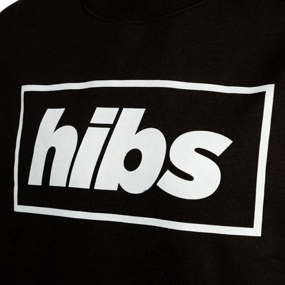 Hibernian Hibs Logo Sweatshirt - Black - Mens