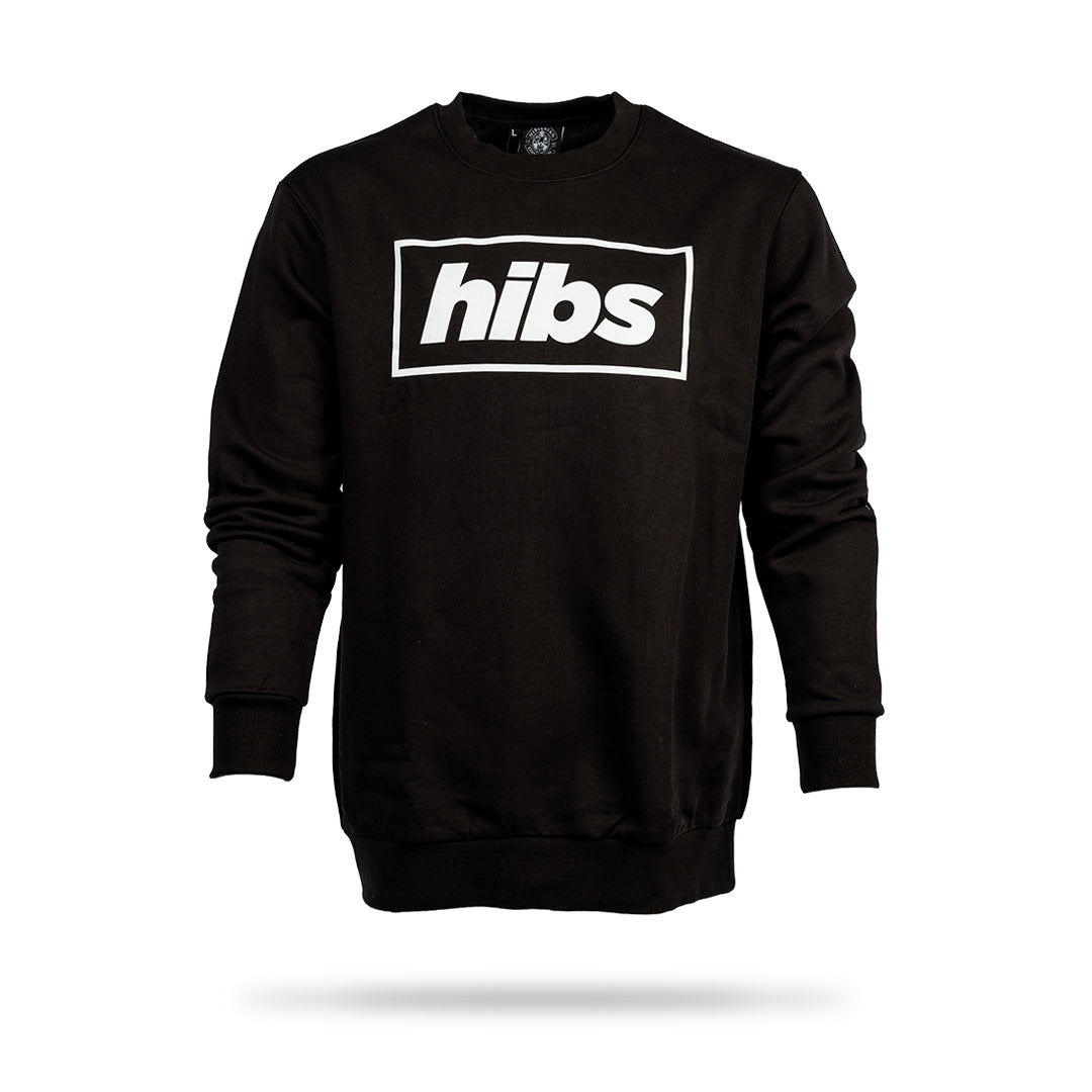 Hibernian Hibs Logo Sweatshirt - Black - Mens