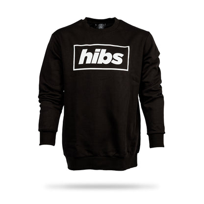 Hibernian Hibs Logo Sweatshirt - Black - Mens