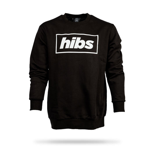 Hibernian Hibs Logo Sweatshirt - Black - Mens
