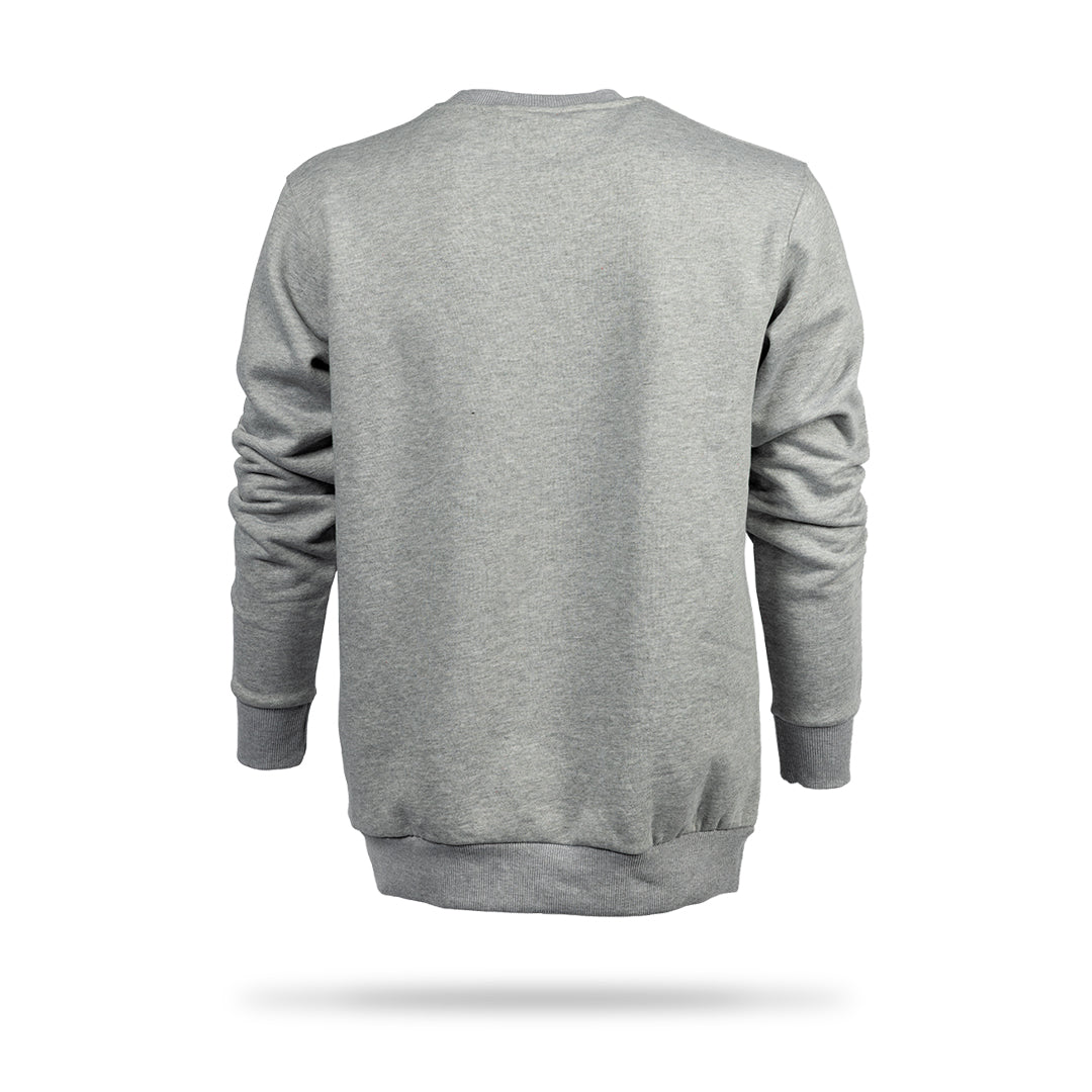 Hibernian Hibs Logo Sweatshirt - Grey Marl - Mens