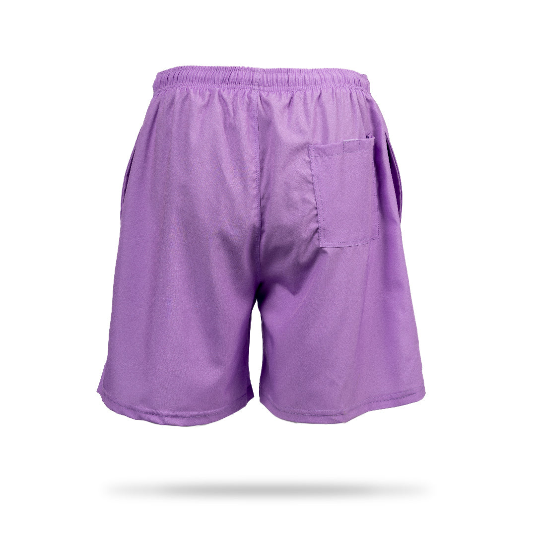 Hibernian Swim Short with Harp Logo - Lavender - Youth