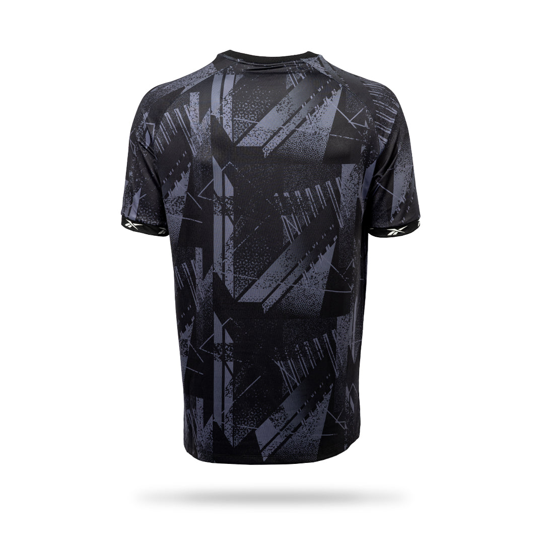 Hibernian Pre Match Third T-Shirt - Black/White - Youth
