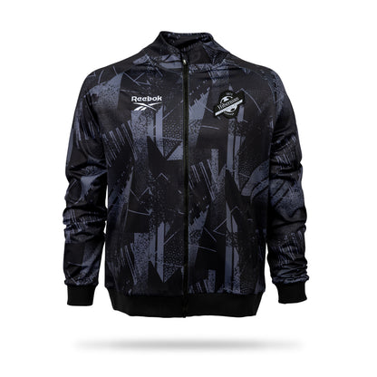 Hibernian Pre Match Third Walkout Jacket - Black/White - Youth