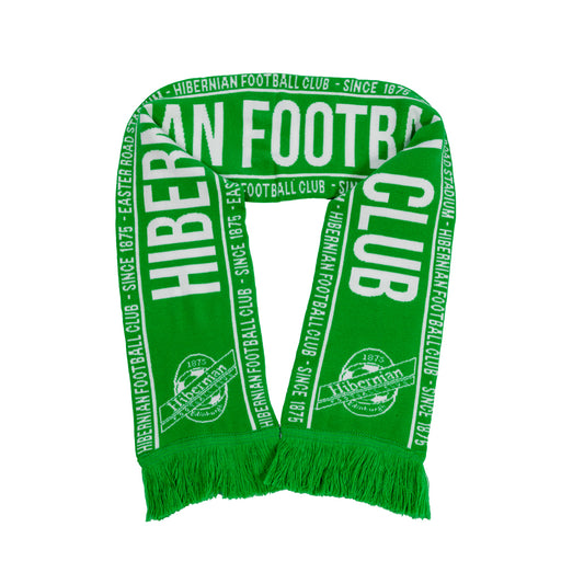 Hibernian Football Club Scarf - Green/White - Unisex