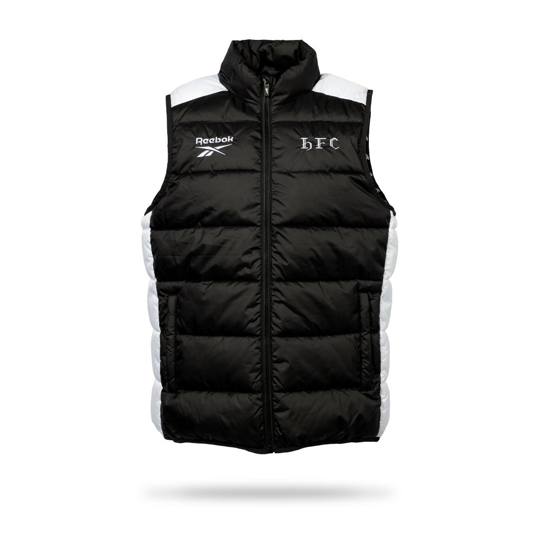 Hibernian Staff Training Gilet - Black/White - Mens