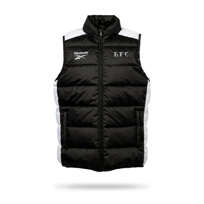 Hibernian Staff Training Gilet - Black/White - Mens