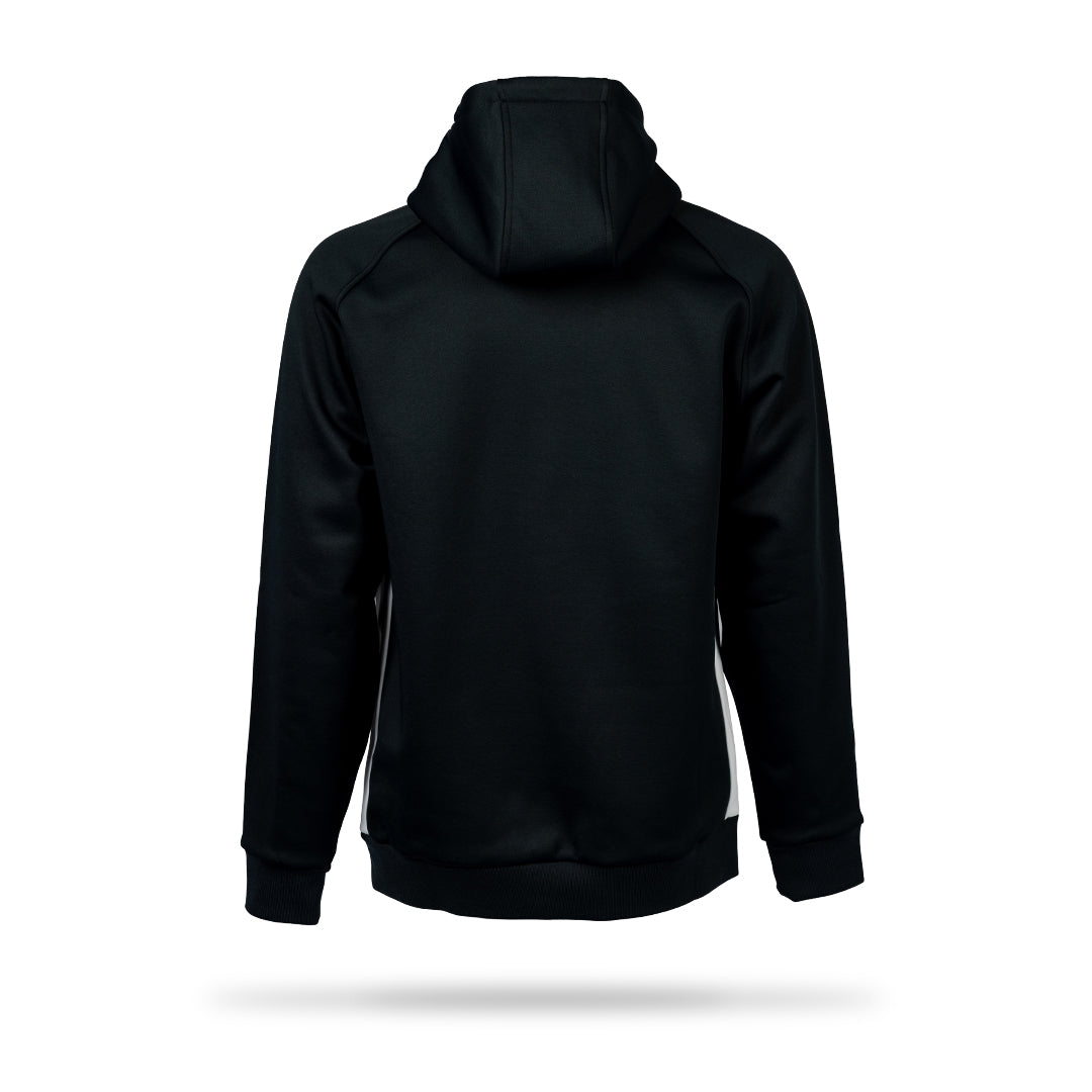 Hibernian Staff Training Hoody - Black/White - Mens