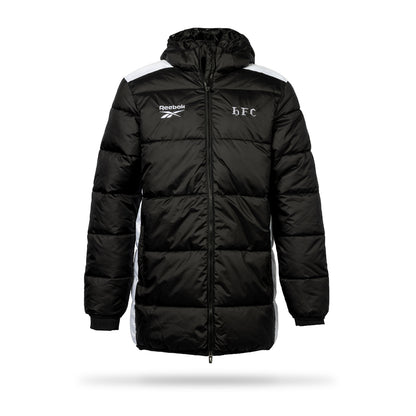 Hibernian Staff Training Jacket - Black/White - Mens