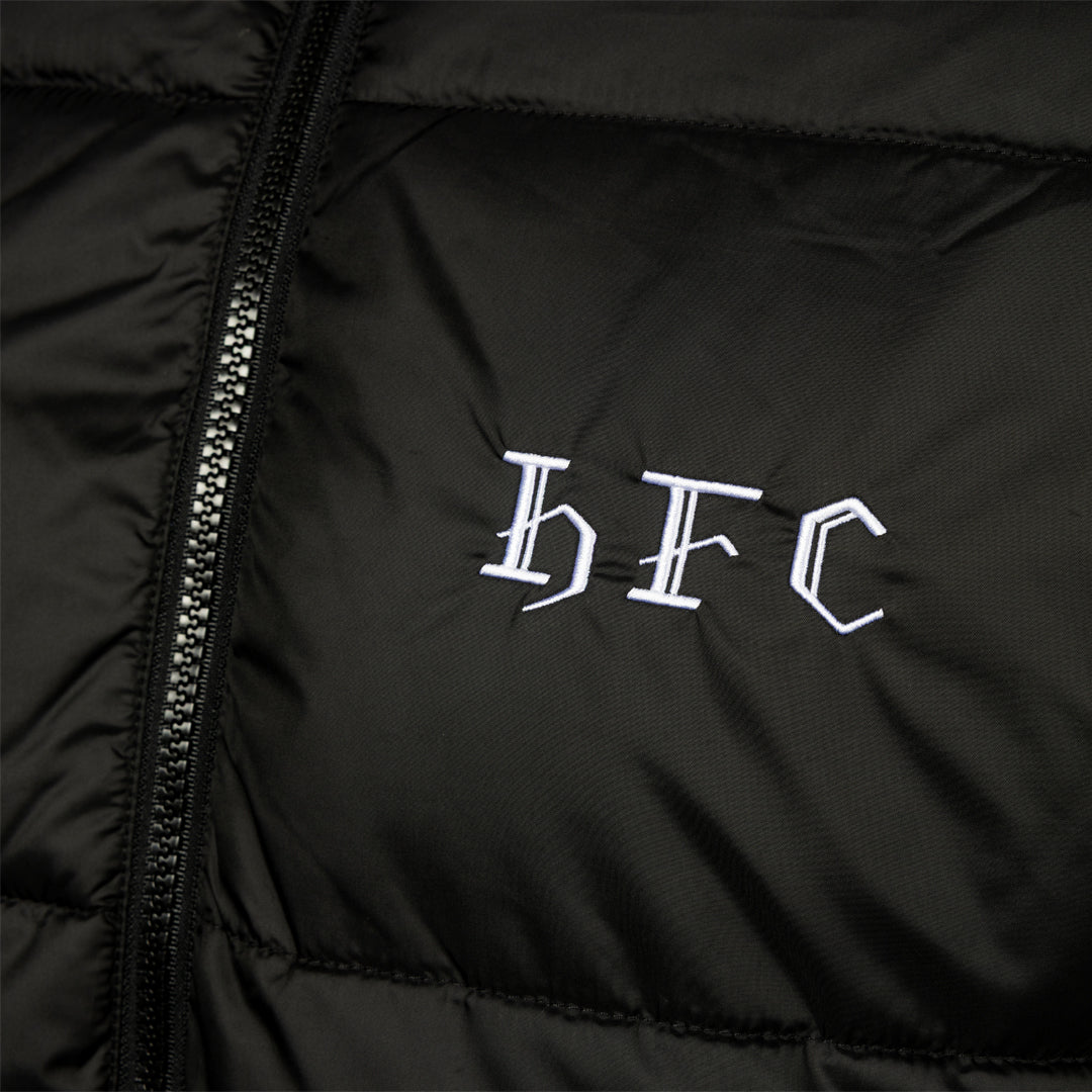 Hibernian Staff Training Jacket - Black/White - Mens