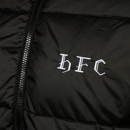 Hibernian Staff Training Jacket - Black/White - Mens