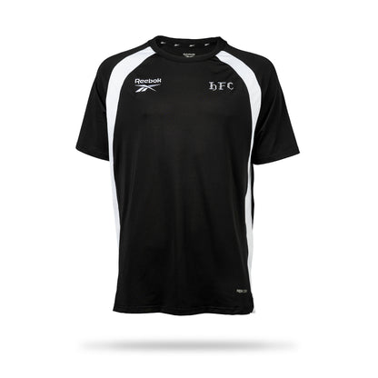 Hibernian Staff Training T-Shirt - Black/White - Mens