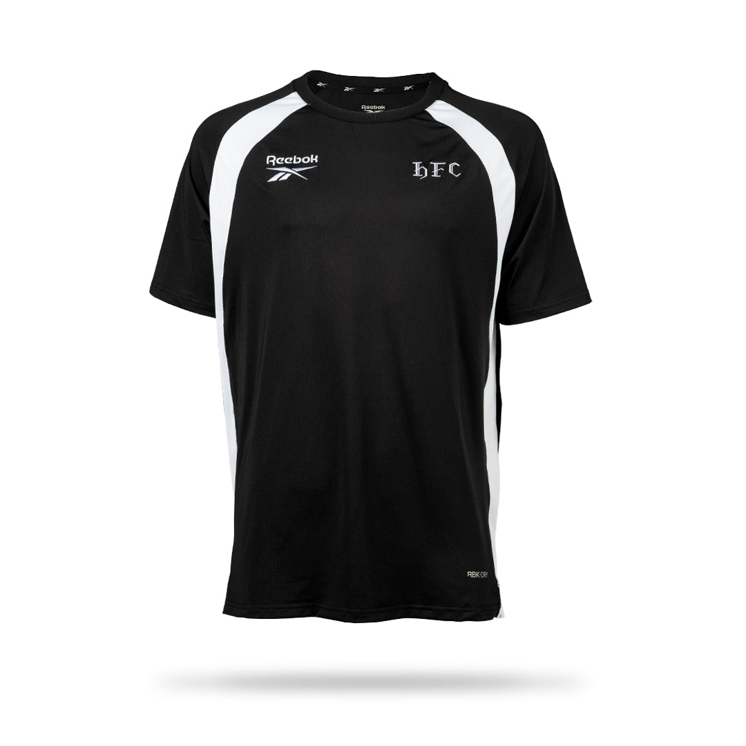 Hibernian Staff Training T-Shirt - Black/White - Youth