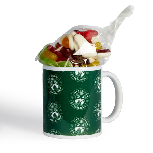 Hibernian Mugs With Sweets