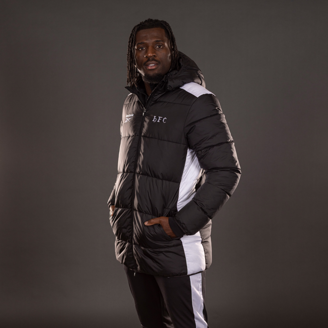 Hibernian Staff Training Jacket - Black/White - Mens