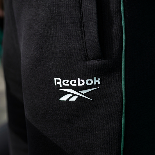 Hibernian x Reebok Logo Wide Leg Pants - Black - Womens