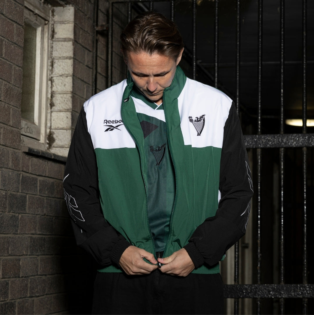 Hibernian x Reebok Classic Jacket - Green/Black/White - Youth