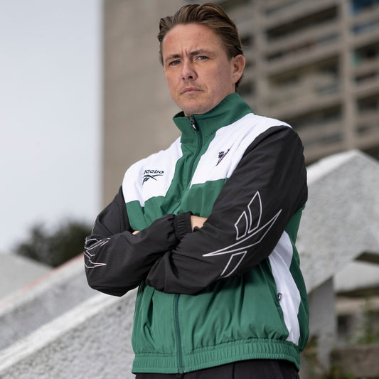 Hibernian x Reebok Classic Woven Jacket - Green/Black/White - Adults