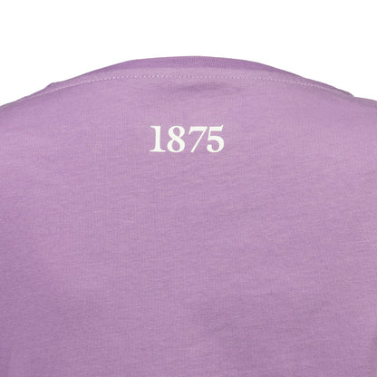 Hibernian Harp Logo T-Shirt - Lavender/Black/White - Womens