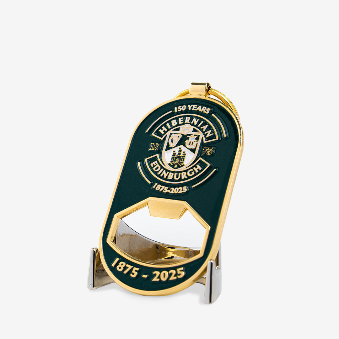 Hibernian FC 150th Anniversary - Official Bottle Opener Keyring