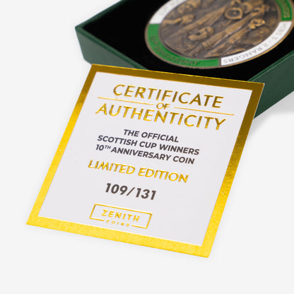 Hibernian FC - Scottish Cup 10th Anniversary Coin