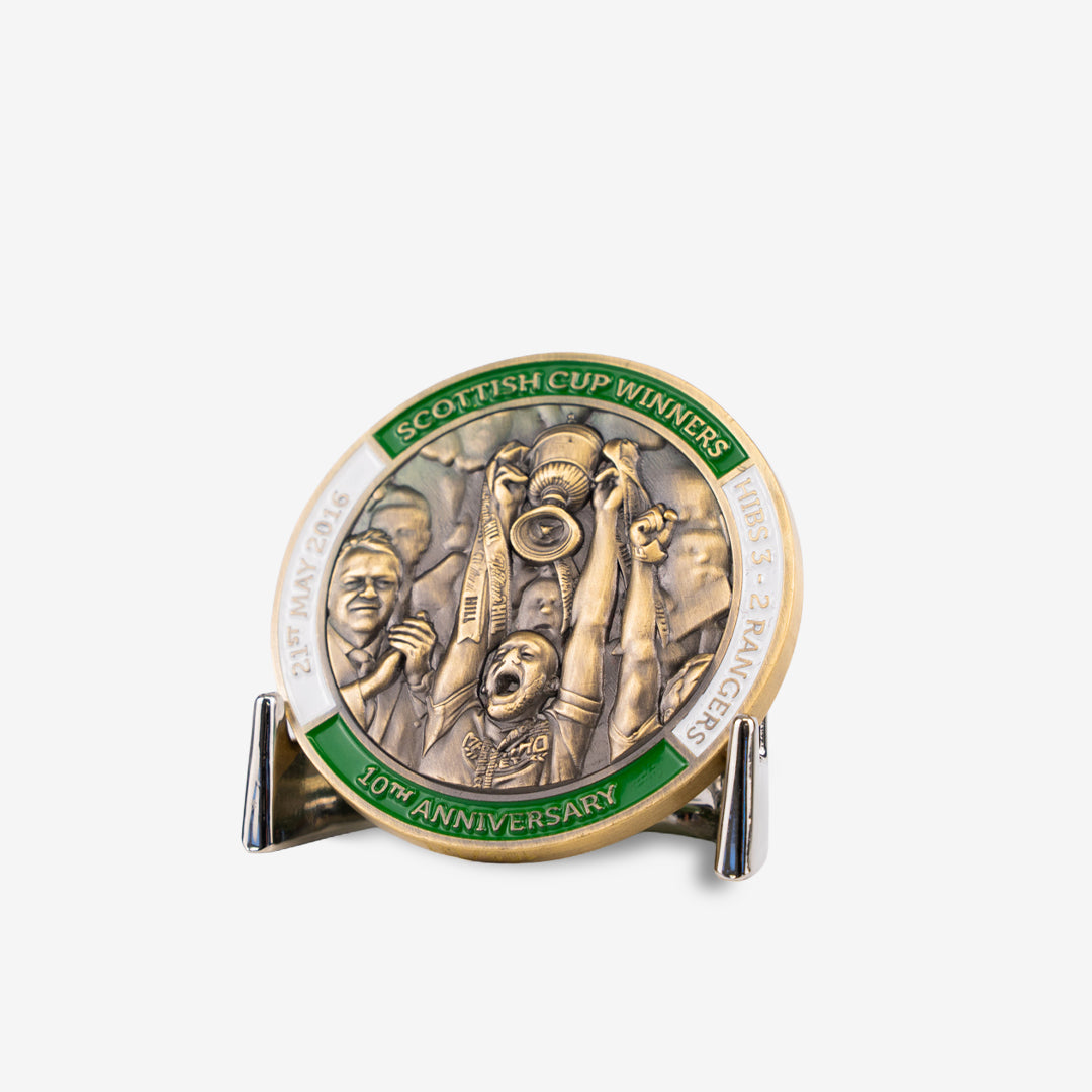 Hibernian FC - Scottish Cup 10th Anniversary Coin